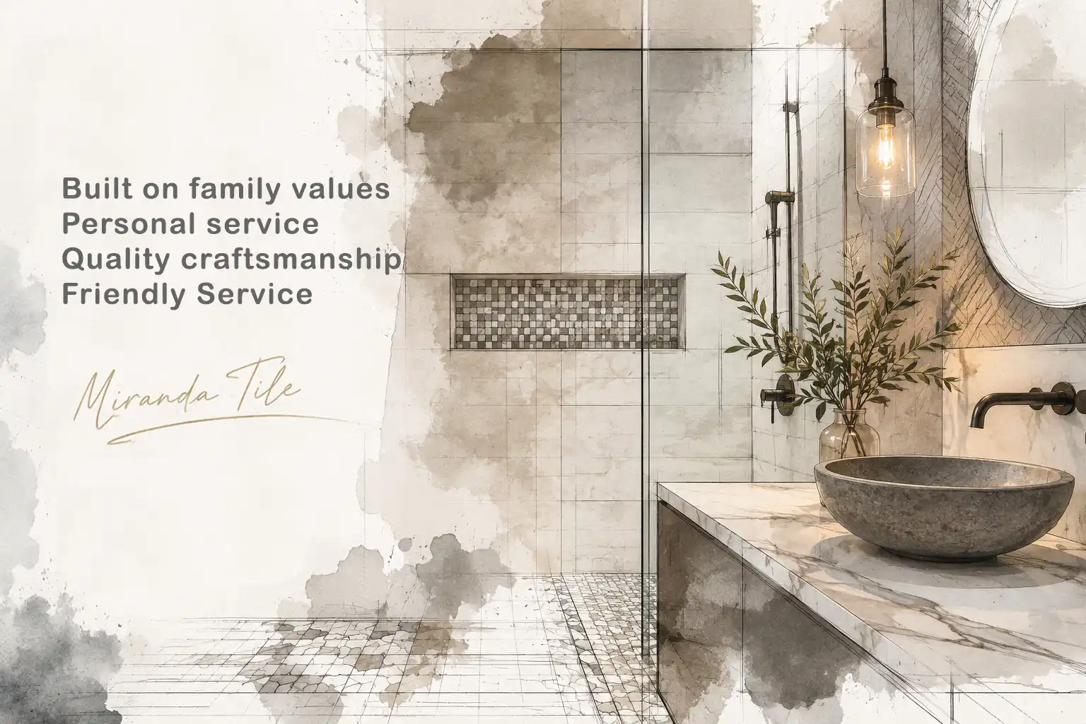 Miranda Tile installation work